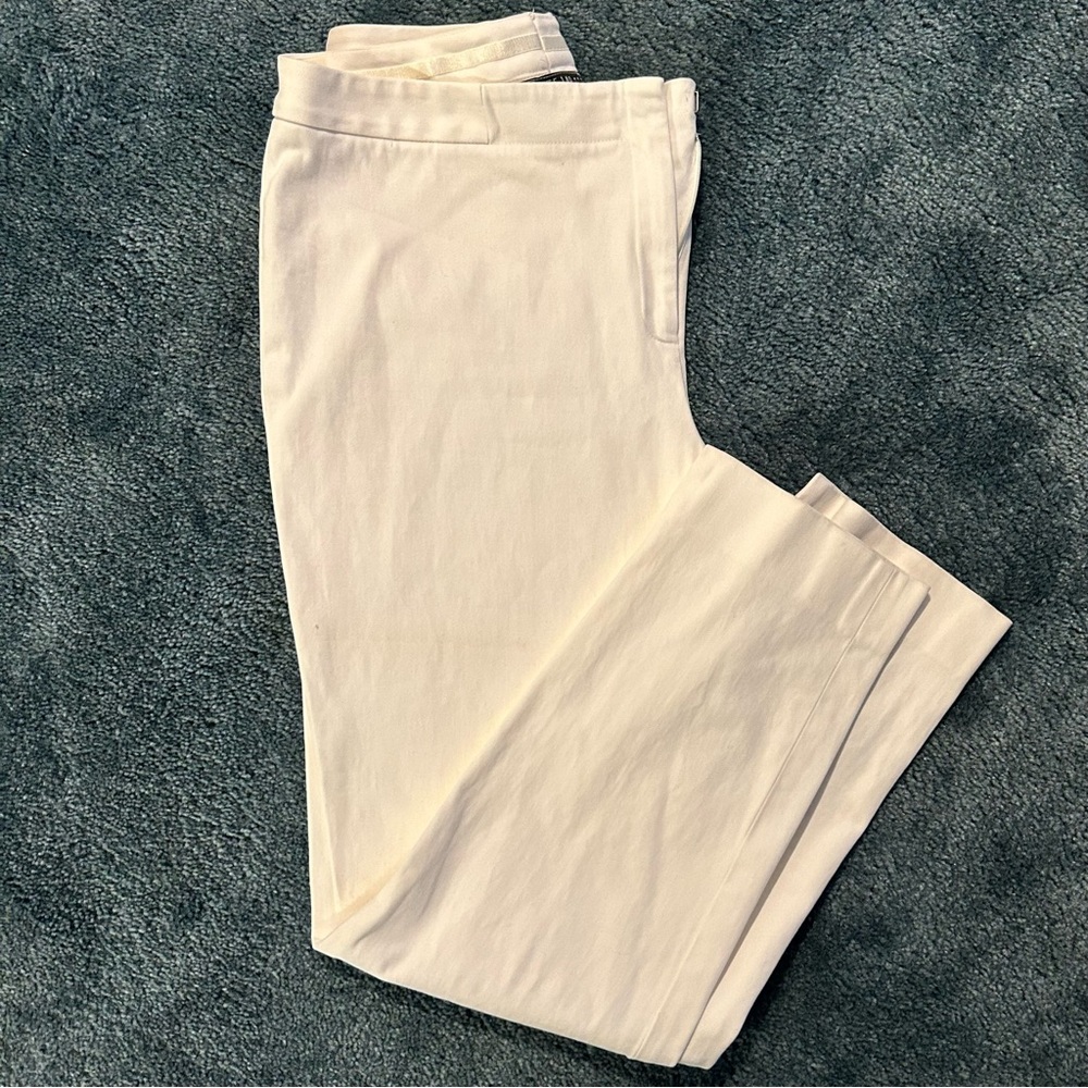 Brushed twill pants